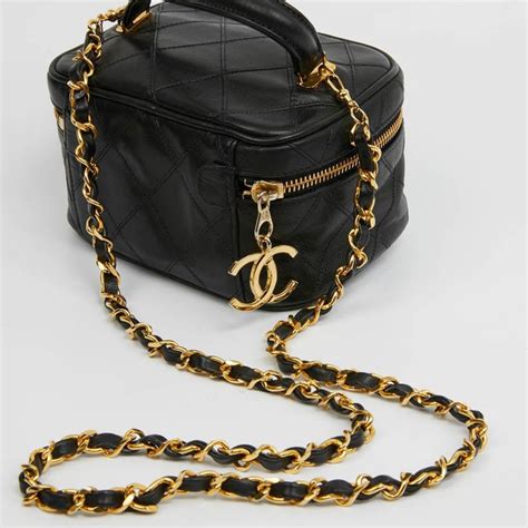 chanel vintage vanity case price|Chanel vanity bag 2020.